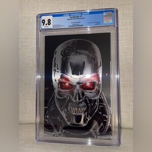 TERMINATOR #1 2024 RAFAEL GRASSETTI METAL VARIANT COVER LIMITED TO 30 CGC 9.8